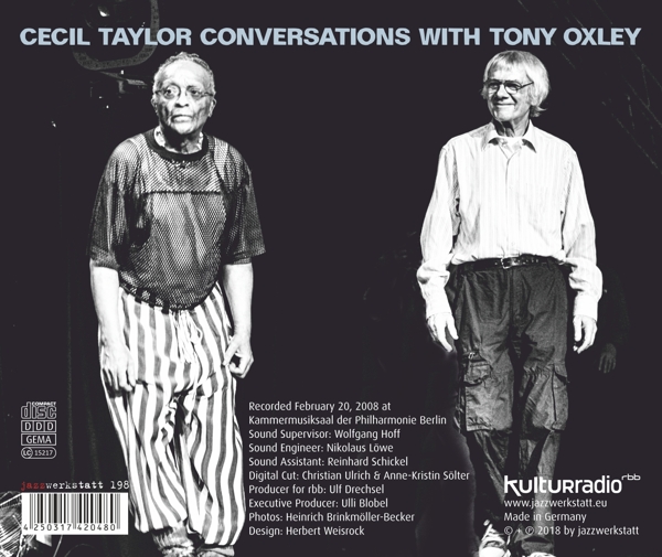 Cecil Taylor Conversations With Tony Oxley 1