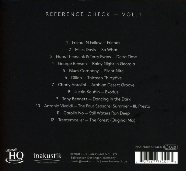 Canton Reference Check-Vol. 1