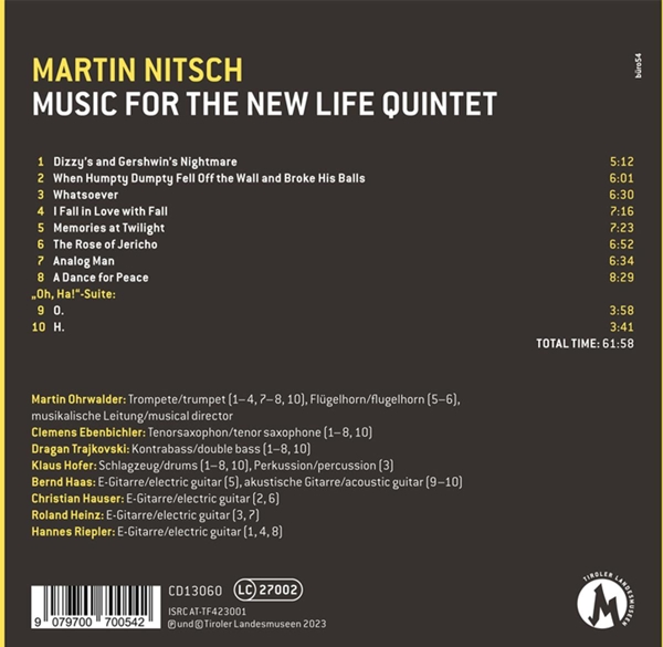 Music for the New Life Quintet 1