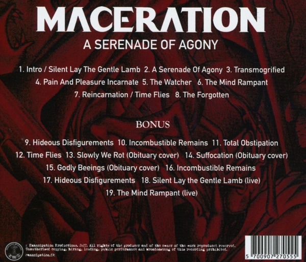 A Serenade Of Agony 1
