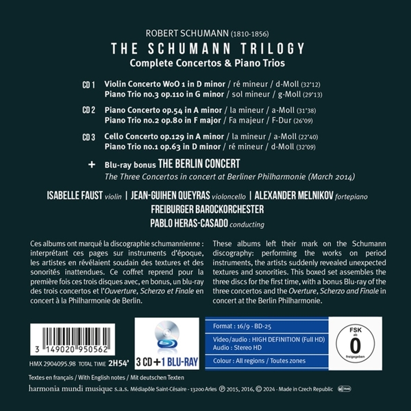 The Schumann Trilogy: Concertos & Piano Trios 1