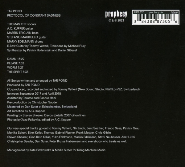 Protocol Of Constant Sadness (Reissue)(Digipak) 1