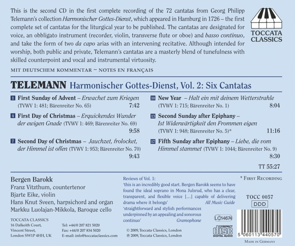 Telemann Harm.Gottesdienst 2 1