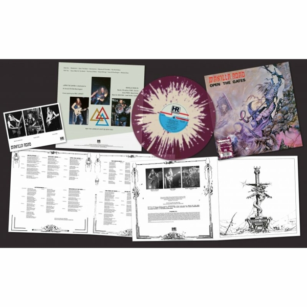 Open the Gates (Purple/ Bone Splatter vinyl) 1