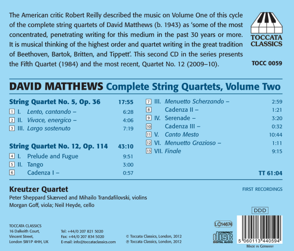Streichquartette Vol.2 1