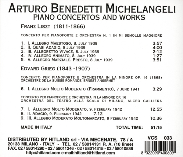 Piano Concertos And Works 1