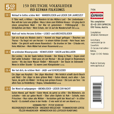 150 Deutsche Volkslieder 1