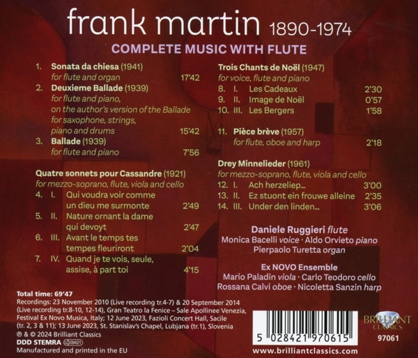 Martin:Complete Music With Flute 1