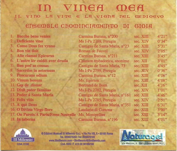 In vinea mea 1