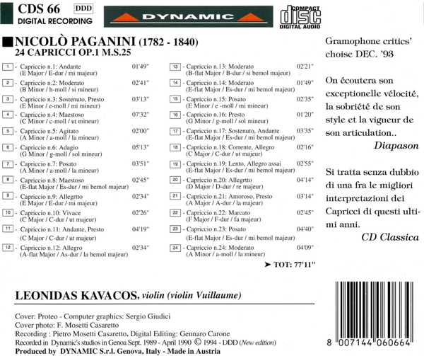 24 Capricen op.1 1