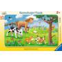 Ravensburger - Ravenburger 6066 Puzzle Knuffige Tierfre