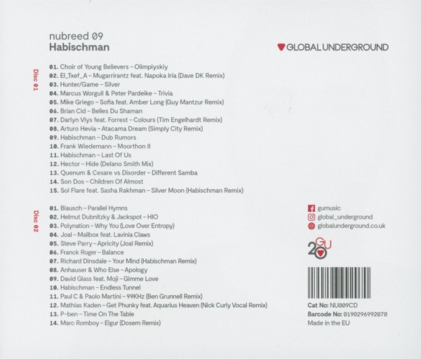 Global Underground:Nubreed 9-Habischman 1