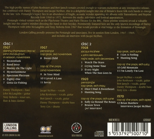 Live On Air 1967-1969 (2CD-Digipak) 1