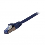 Synergy 21 Kabel, Dosen, Etc. - Patchkabel RJ45, CAT6A 500Mhz, 0.15m, blau, S-STP(S/FTP), AWG26, LSZH, Synergy 21