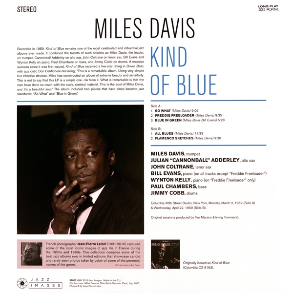 Kind Of Blue (180g Vinyl)-Jean-Pierre Leloir Col 1
