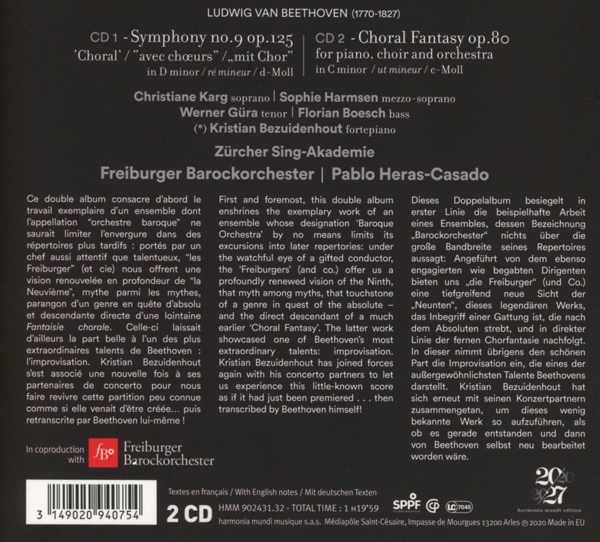 Sinfonie 9/ Chorfantasie 1