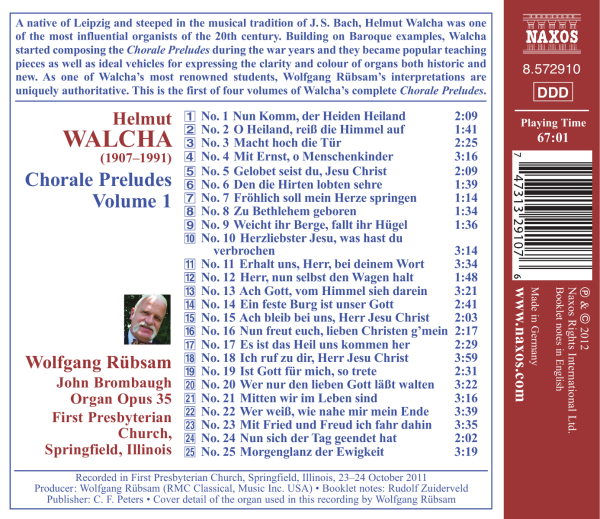 Choralvorspiele Vol.1 1