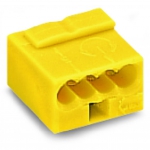 Wago - Wago Serie 243- 4-Leiter-Micro-Klemme (100 Stck) gelb