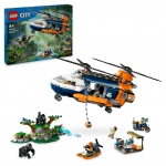 LEGO - 60437 City Jungle Researcher Helicopter, Construction Toy