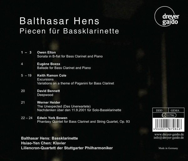 Piecen für Bassklarinette 1