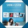  "Show And Listen-White Lp Flip Frame-Nielsen Apollo-Vinyl Maxi"