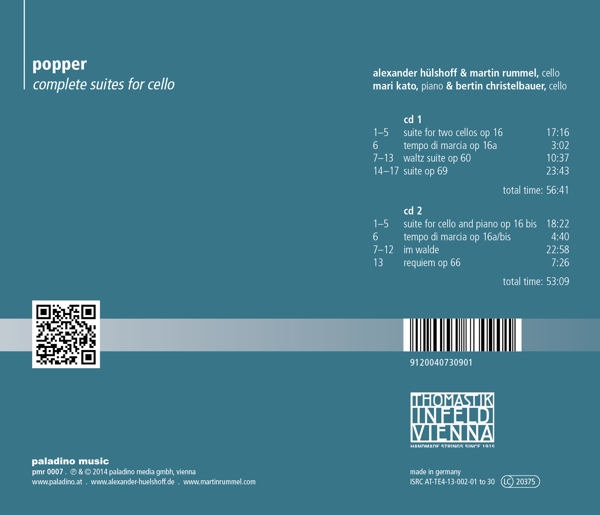 Complete Suites for Cello 1