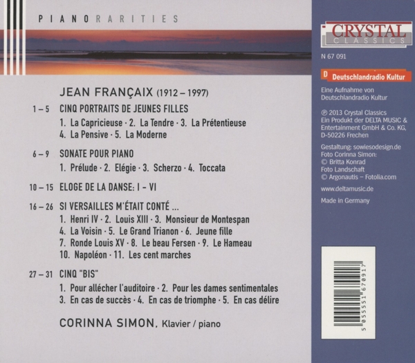 Piano Rarities-Jean Francaix (1912-1997) 1