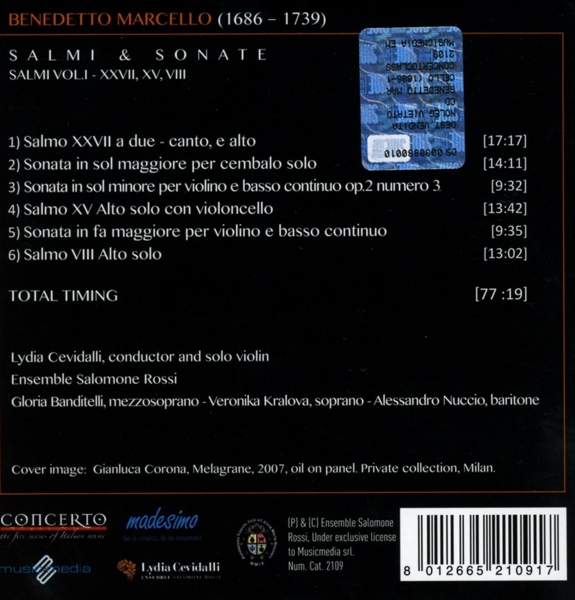 Benedetto Marcello-Salmi & Sonate Vol.1 1