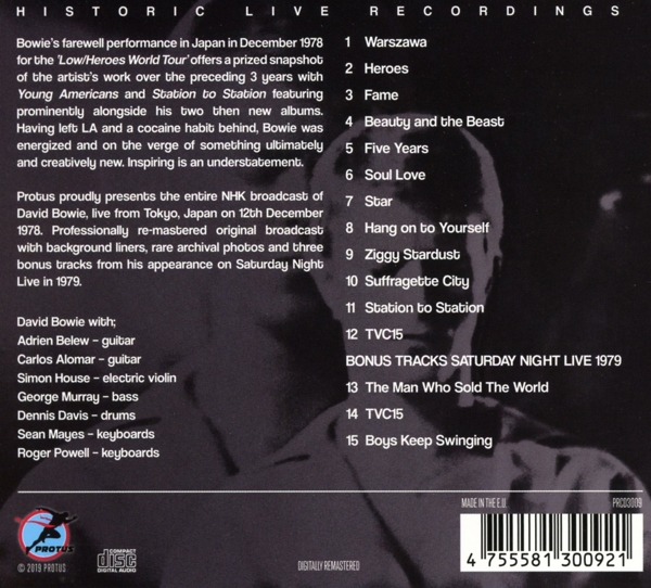 Tokyo 1978 (Digipak) 1