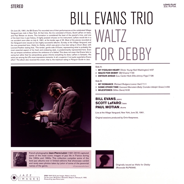 Waltz For Debby (180g Vinyl)-Jean-Pierre Leloir C 1
