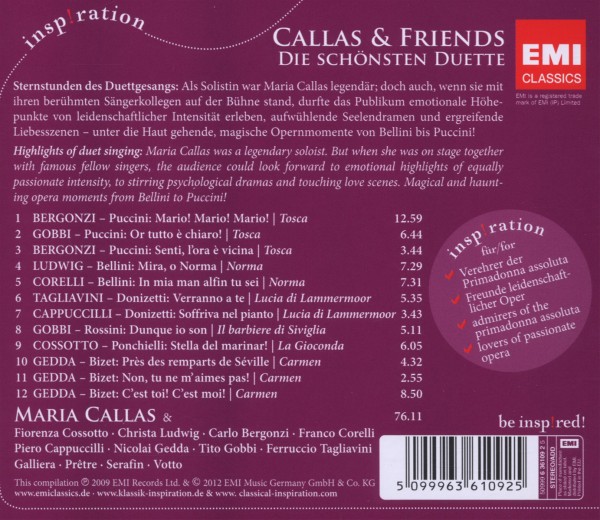 Callas & Friends: Duette 1