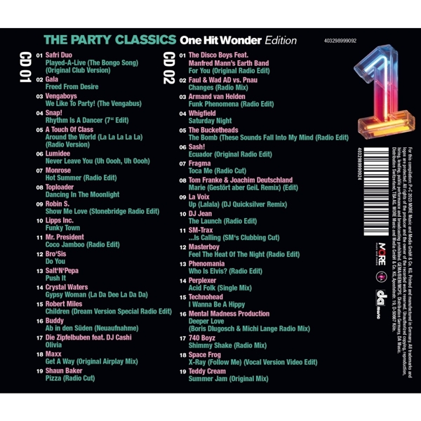 The Party Classics - One Hit Wonder Edition 1