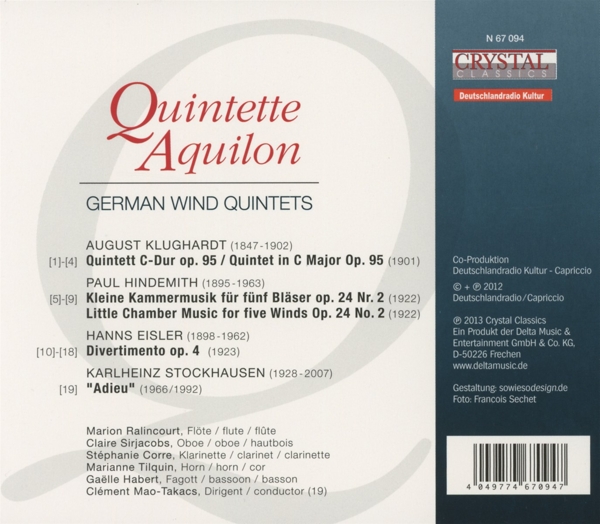 German Wind Quintets 1