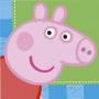 Party Bags 2 Go - Peppa Pig - 16 Tovaglioli Di Carta