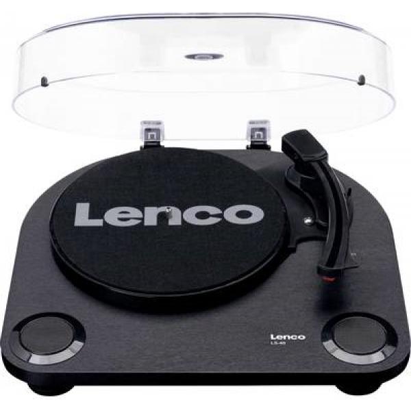 Lenco -LS-40 Plattenspieler -Lenco Riemenantrieb Hardware/Electronic Schwarz (LS-40BK)
