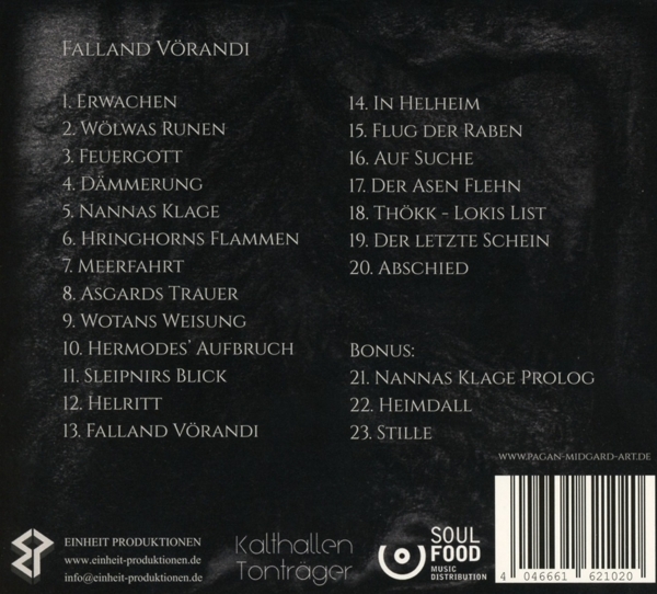 Falland Vörandi (Digipak Incl.3 Bonus Tracks) 1