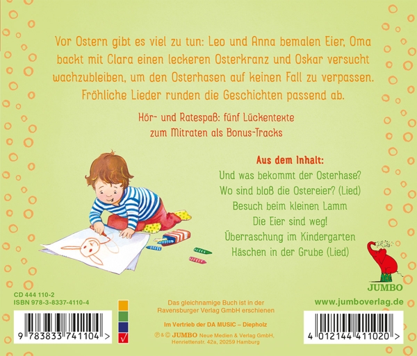 Meine allerersten Minutengesch.und Lieder.Ostern 1