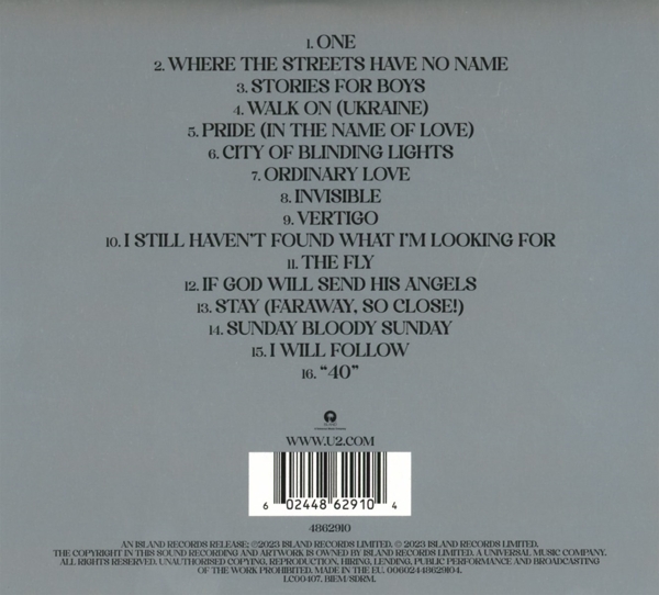 Songs Of Surrender (Standard CD) 1