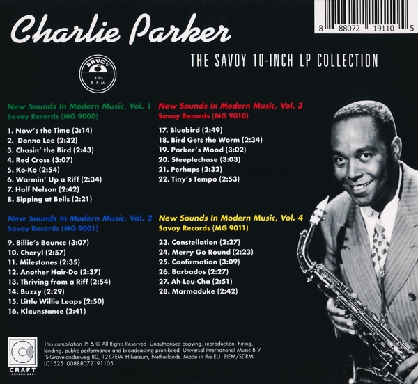 The Savoy 10-Inch LP Collection 1