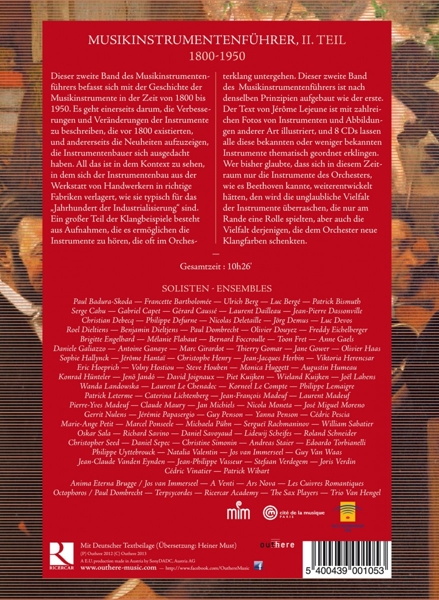 Musikinstrumentenführer II.Teil, 1800-1950 1