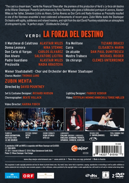 Stemme/ Licitra/ Alvarez/ Mehta/ Wiener Staatsoper/ + 1