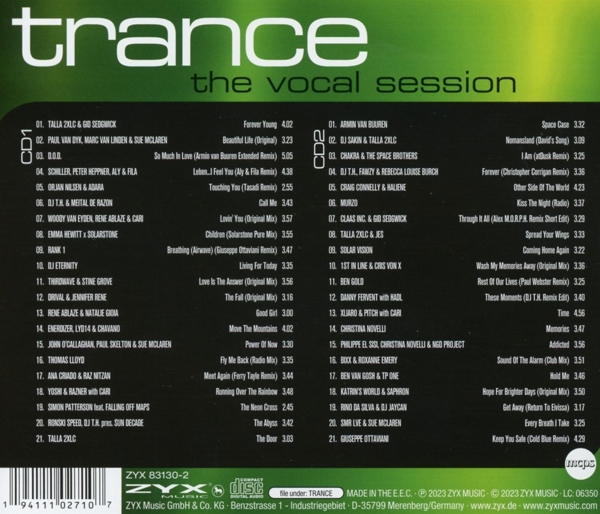 Trance: The Vocal Session 2024 1