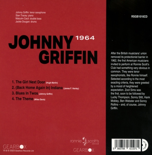Live at Ronnie Scotts 1964 (CD) 1