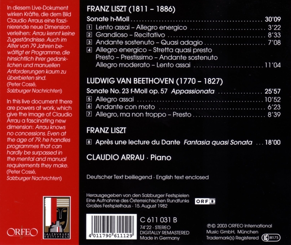 Sonate op.57/ Sonate h-moll/ + 1