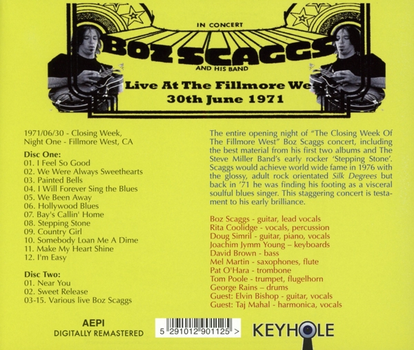 Live At The Fillmore West 1