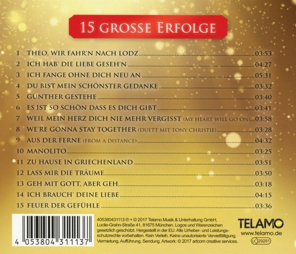 Mein schönster Gedanke-15 grosse Erfolge 1