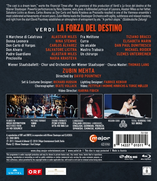 Stemme/ Licitra/ Alvarez/ Mehta/ Wiener Staatsoper/ + 1