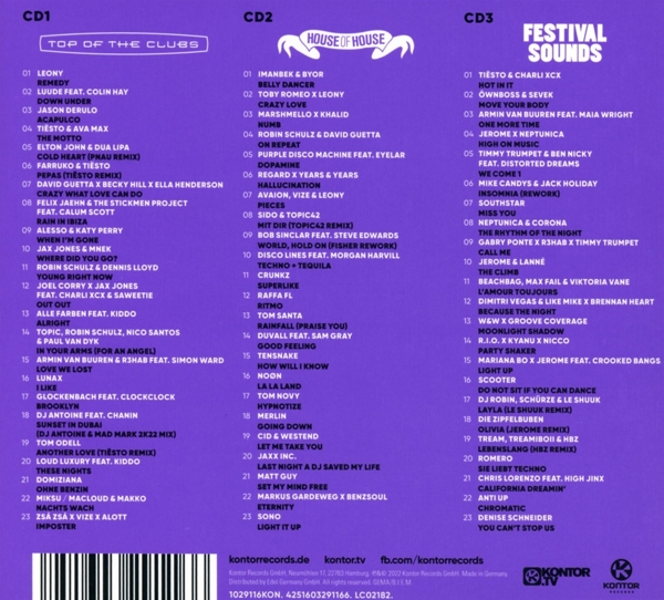 Kontor Top Of The Clubs-The Biggest Hits Of MMXXII 1