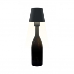 Synergy 21 Led - Tischleuchte Akku fr Flaschen, outdoor IP54, Touch Switch dimmbar, schwarz