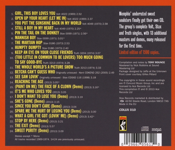 Mannish Boys-The Stax & Volt Recordings 1969-74 1